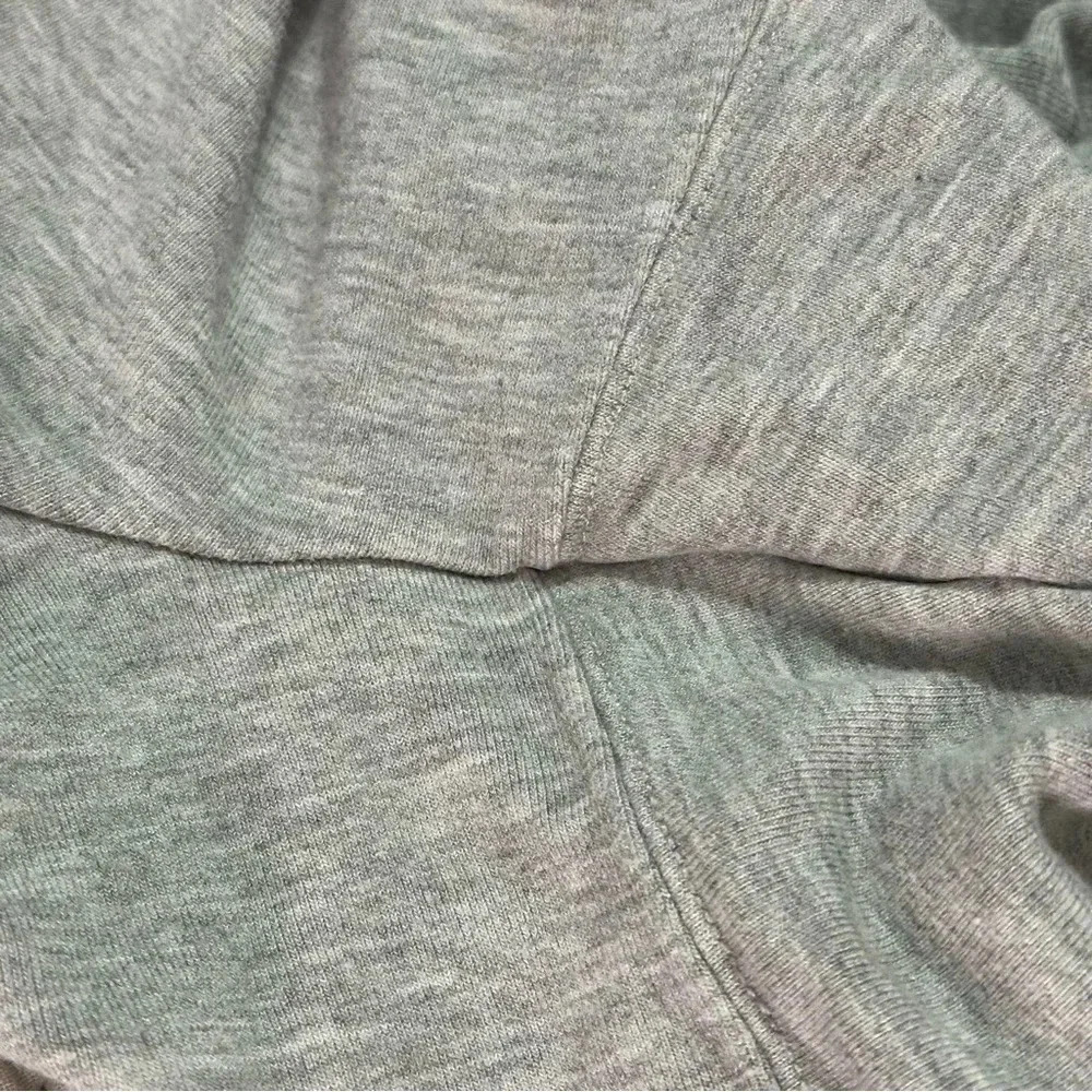 Nike Yoga Women's Fleece Cover Up Grey Heather Size XL Oversized V-neck - Picture 5 of 9